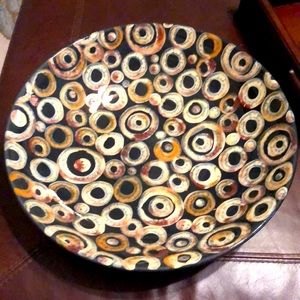 13” wide, 3” deep Vietri decorative bowl